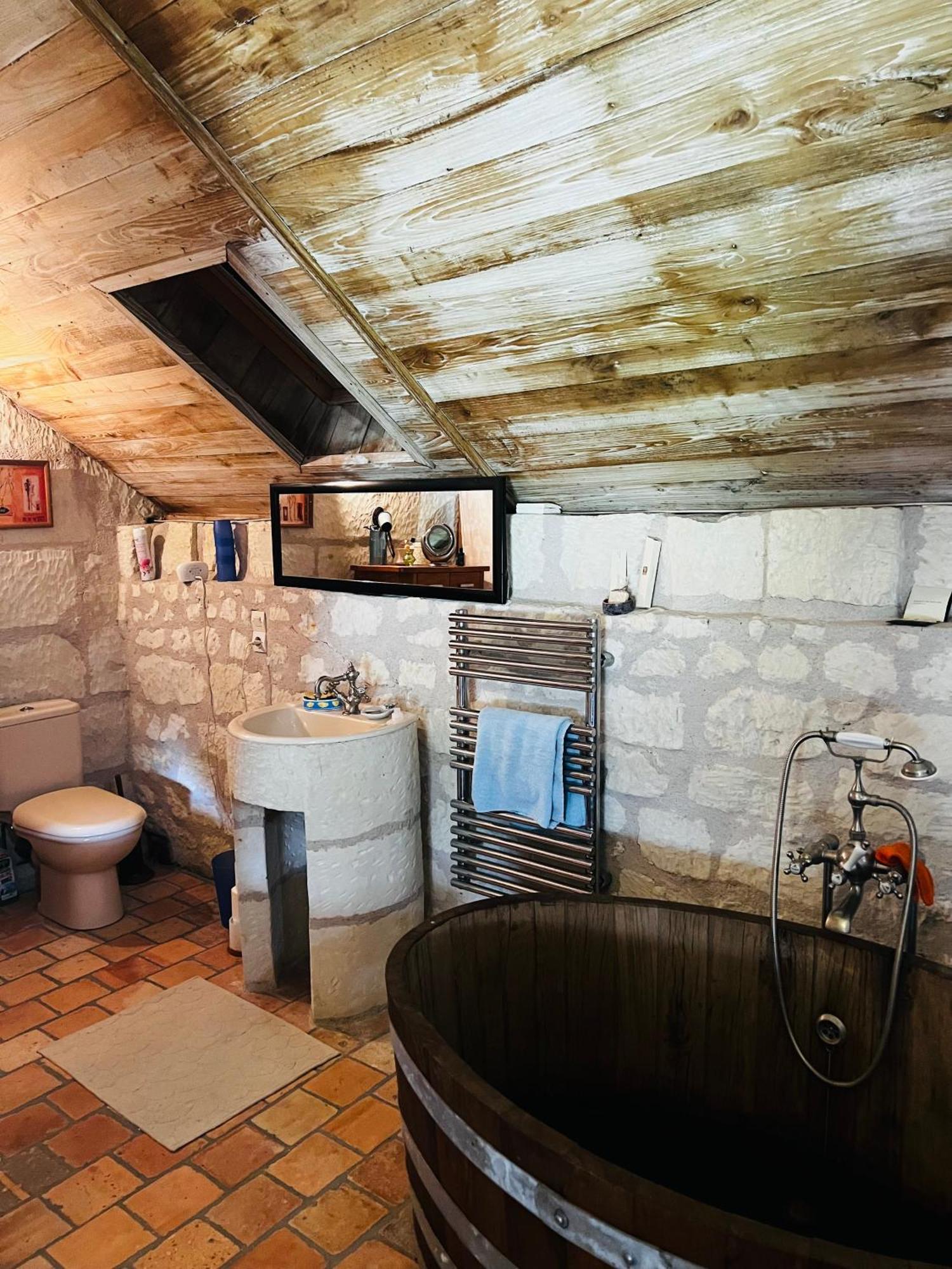 Chateau De La Thibaudiere - Chambre Du Tonneau Allonnes  Exteriér fotografie
