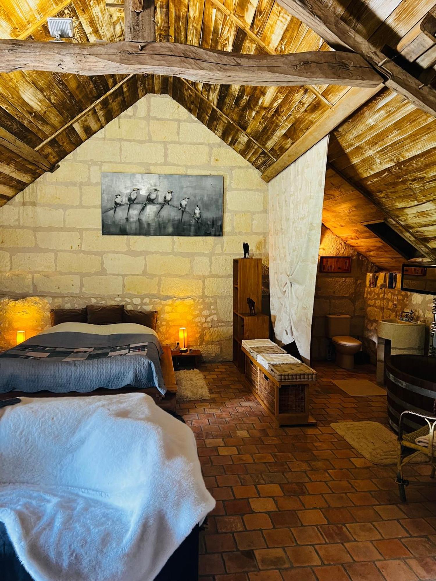 Chateau De La Thibaudiere - Chambre Du Tonneau Allonnes  Exteriér fotografie